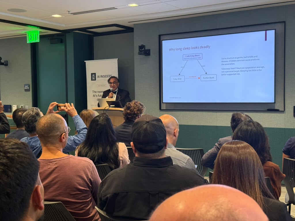 Ronjon Nag presents to a full room at Citizens Private Bank