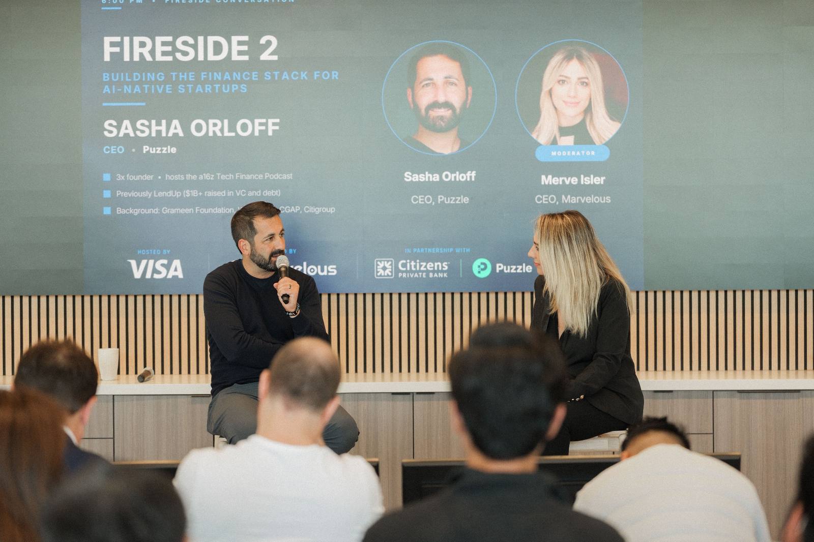 Fireside: Building the Finance Stack for AI-Native Startups with Sasha Orloff (Puzzle) and Merve Isler